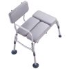VEVOR Tub Transfer Bench for Bathtub 500lbs, Shower Seats for Adults, Lightweight Shower Bench for Elderly and Disabled with Padded Seat, Non-Slip Bat