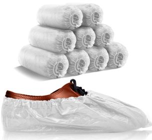 White Indoor Shoe Covers Disposable Non Slip