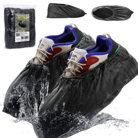 Black Disposable Shoe Covers for Indoors