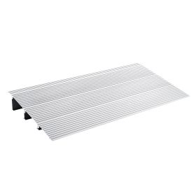 VEVOR Door Threshold Ramp, 3" Rise, 800 lbs Load Capacity, Door Ramp for Wheelchairs, Aluminum Threshold Ramp for Doorways, Adjustable Modular Thresho