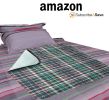 Pack of 12 Reusable Underpads 36 x 48. Washable Incontinence Bed Underpads. Bold Colors and Plaid Pattern. Polyester, Rayon. Heavy Absorbent Bed Pads.