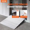 VEVOR Door Threshold Ramp, 6" Rise, 800 lbs Load Capacity, Door Ramp for Wheelchairs, Aluminum Threshold Ramp for Doorways, Adjustable Modular Thresho