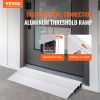 VEVOR Door Threshold Ramp, 2" Rise, 800 lbs Load Capacity, Door Ramp for Wheelchairs, Aluminum Threshold Ramp for Doorways, Adjustable Modular Thresho