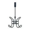 Mainstays Black Over The Door Double Metal Hook – Durable Space-Saving Hanger