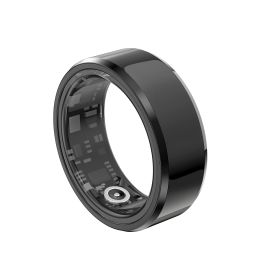 The Evolved Version Of The Smart Ring Is Equipped With Functions Such As Blood Pressure, Blood Oxygen, Sleep Quality, And Emotion Monitoring. It (Option: R100 Size10 black)
