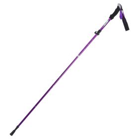 Folding Outdoor Handrails Trekking Walking Sticks (Type: Walking Sticks, Color: Purple)