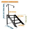 Step Stool Foldable, Step Ladder 2, 3, 4 Step Folding, RV Steps With Height Adjustable Handrail And Non Slip Feets, Hot Tub Steps For Home, Travel Tra
